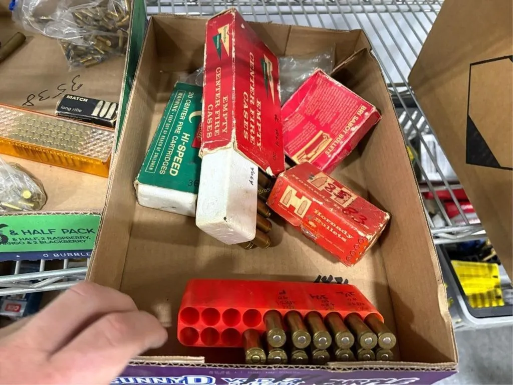 57 Match Ammo, brass, Bullets