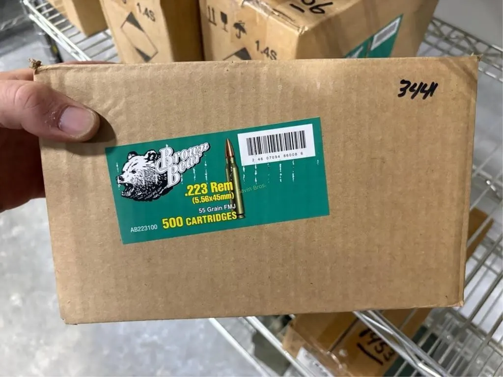 500rds Brown Bear 223 Ammo