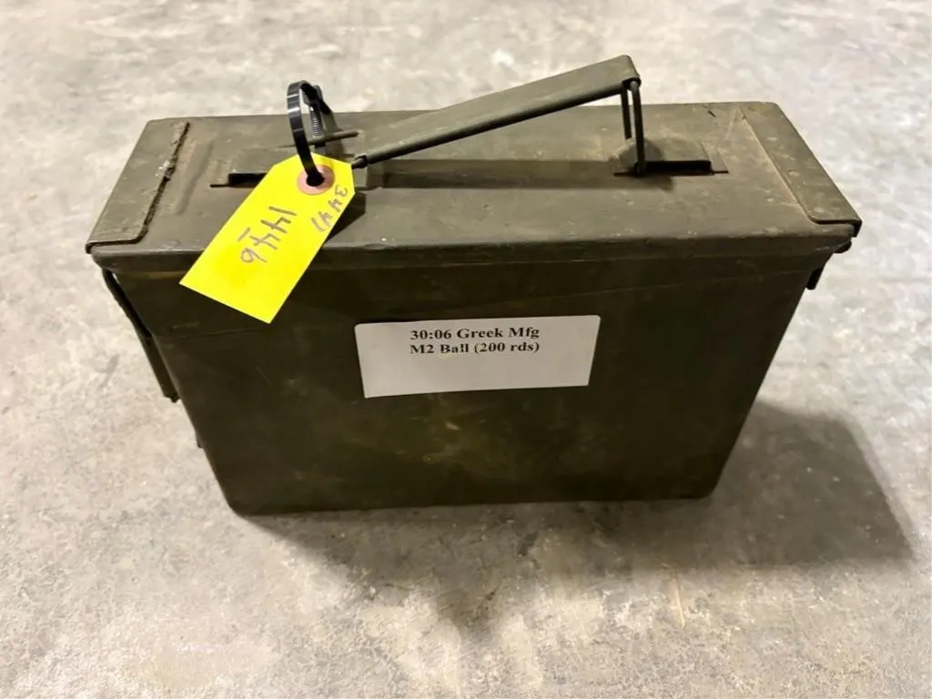 200rds 30-06 Greek Mfg m2 Ball Ammo