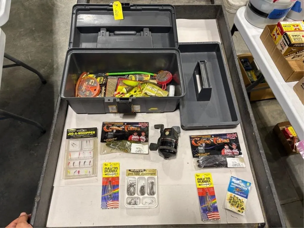 Plano Tacklebox w/tackle & abu reel