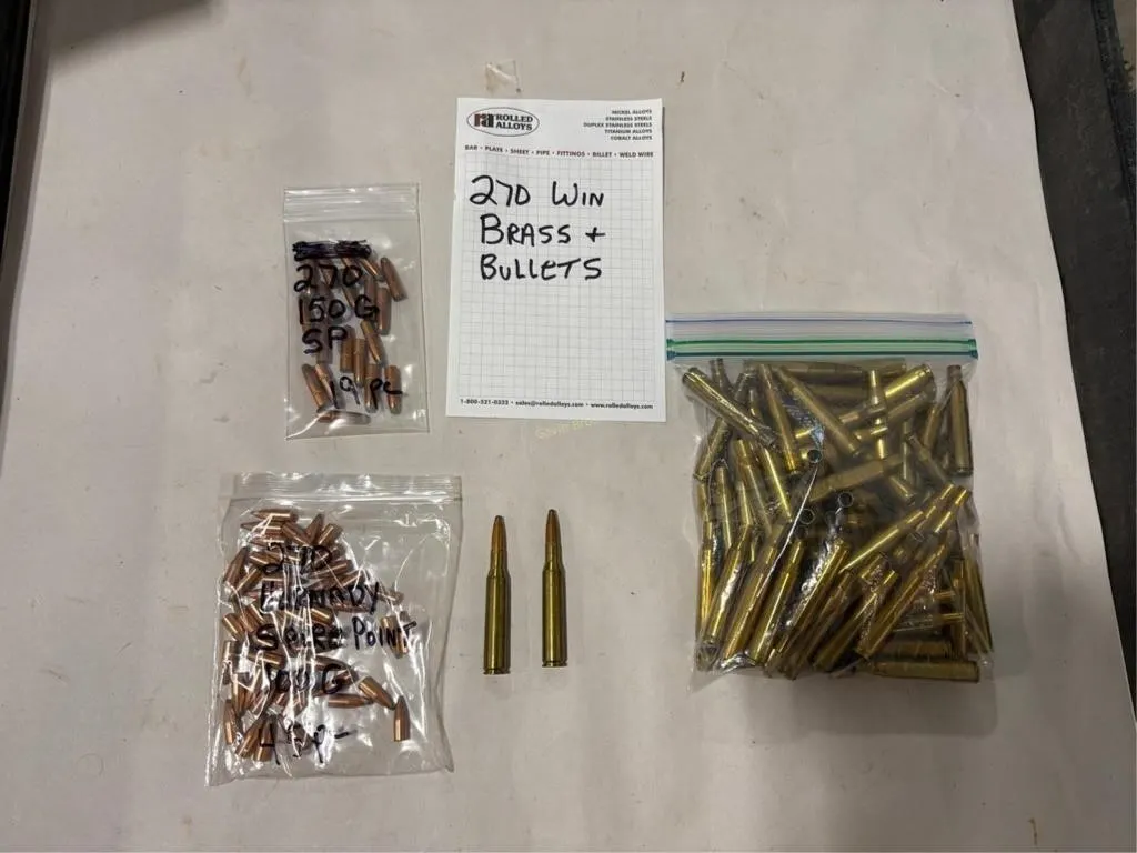 270 Win Brass & Bullets