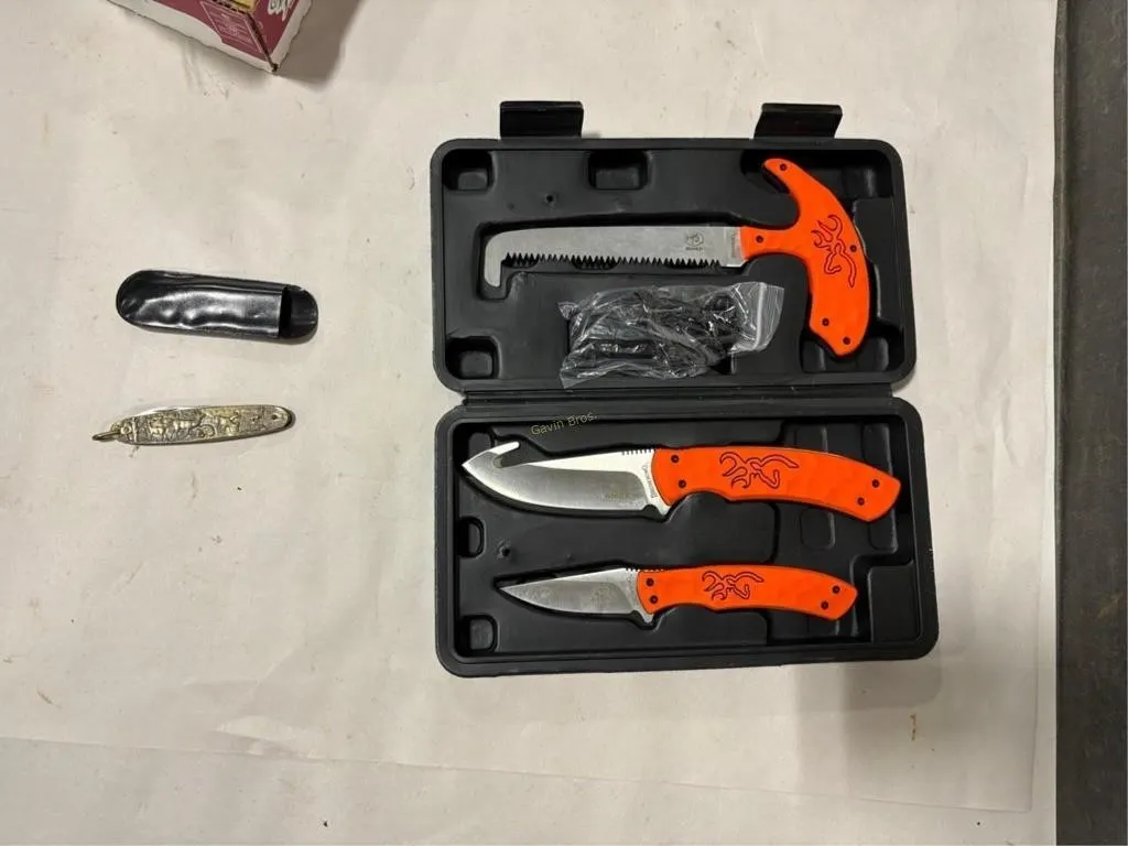 RMEF Knife Set & Elk Pocket knife