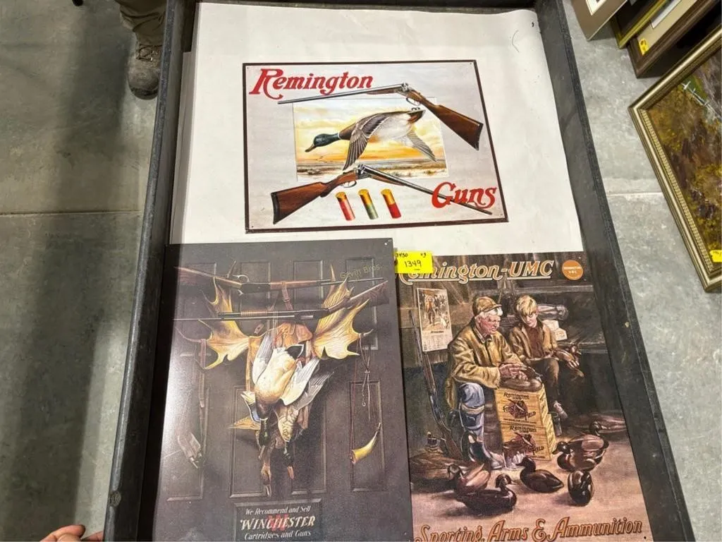(3) Tin Signs