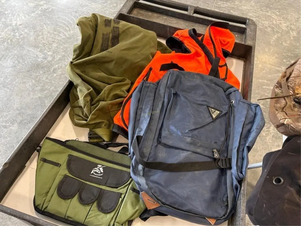 Orange Vest & Bags