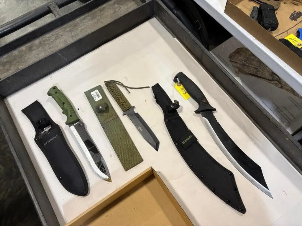(2) Schrade Knives & other Blade