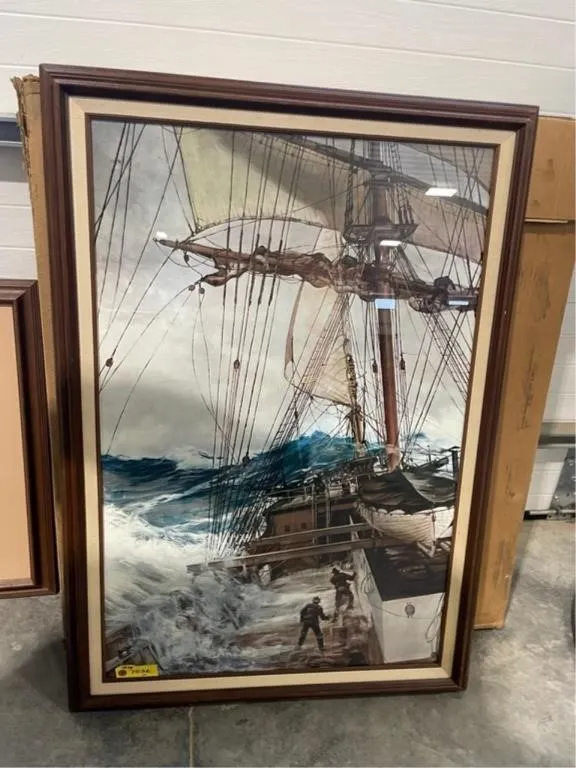 Ship Print--by Mantague Dawson (28X40