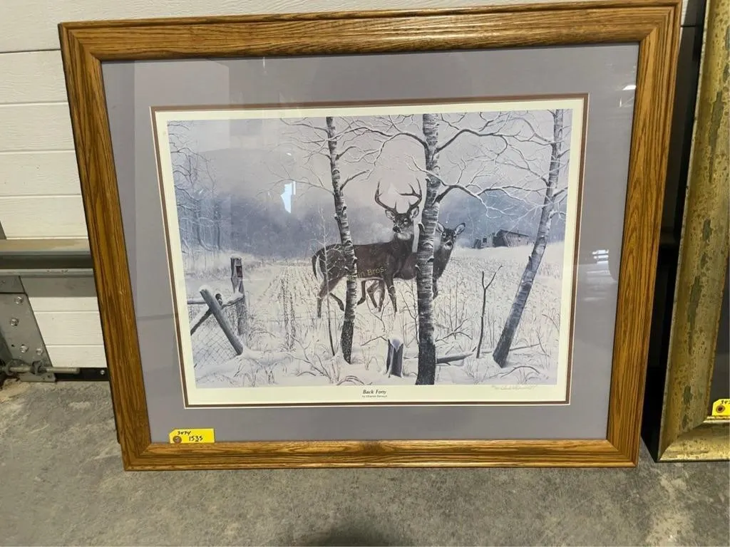 Deer Print by Chas Denault (27X34)