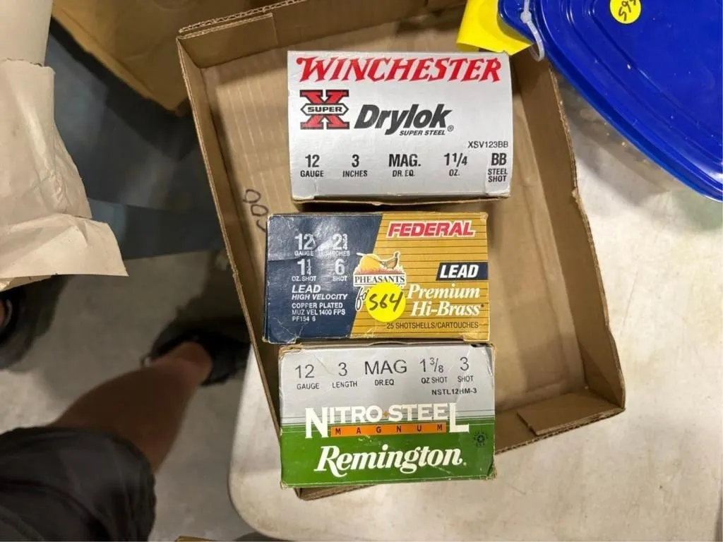 3-part boxes 12 ga shells