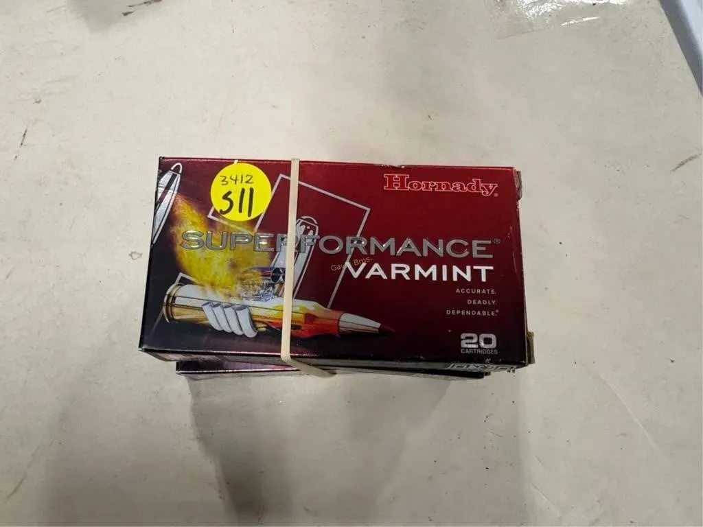 60-Rds Hornady 204 RUGER