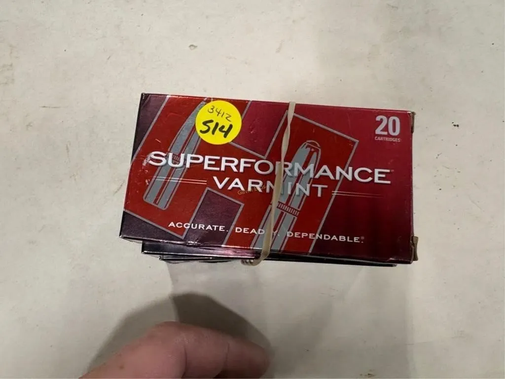 60-Rds Hornady 204 RUGER