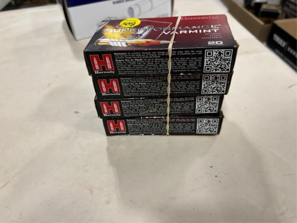 80-Rds Hornady 204 RUGER