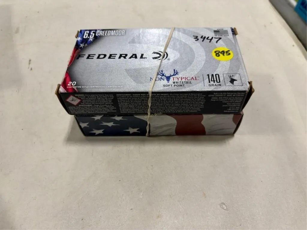 20 Rds Federal 6.5 Creedmoor;