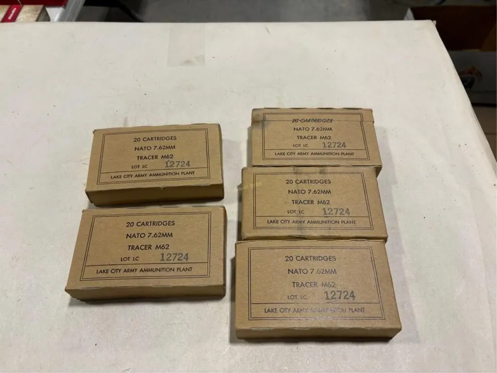 100-Rds NATO 7.62mm Tracers