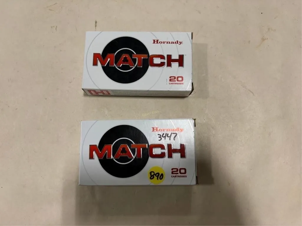 40-Rds Hornady MATCH 6.5 Creedmoor
