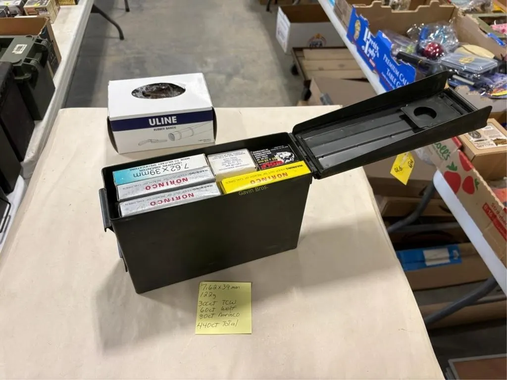 440 Rds 7.62X39mm & ammo box
