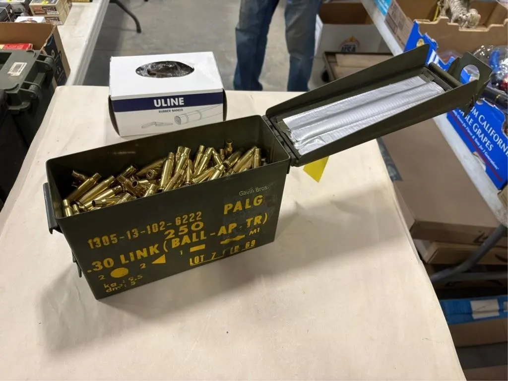 329 308 WIN Brass cleaned w/ammo box