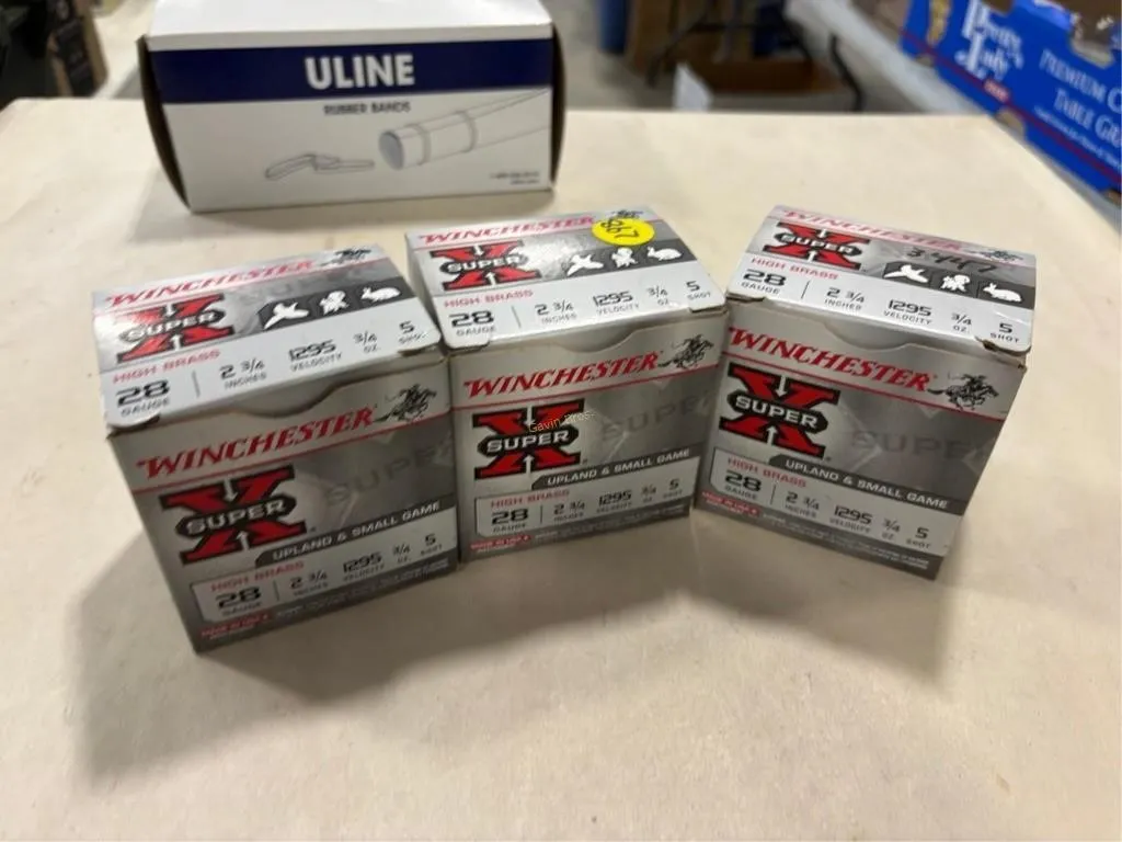 75 Winchester 28 ga 2 3/4" shot gun shells