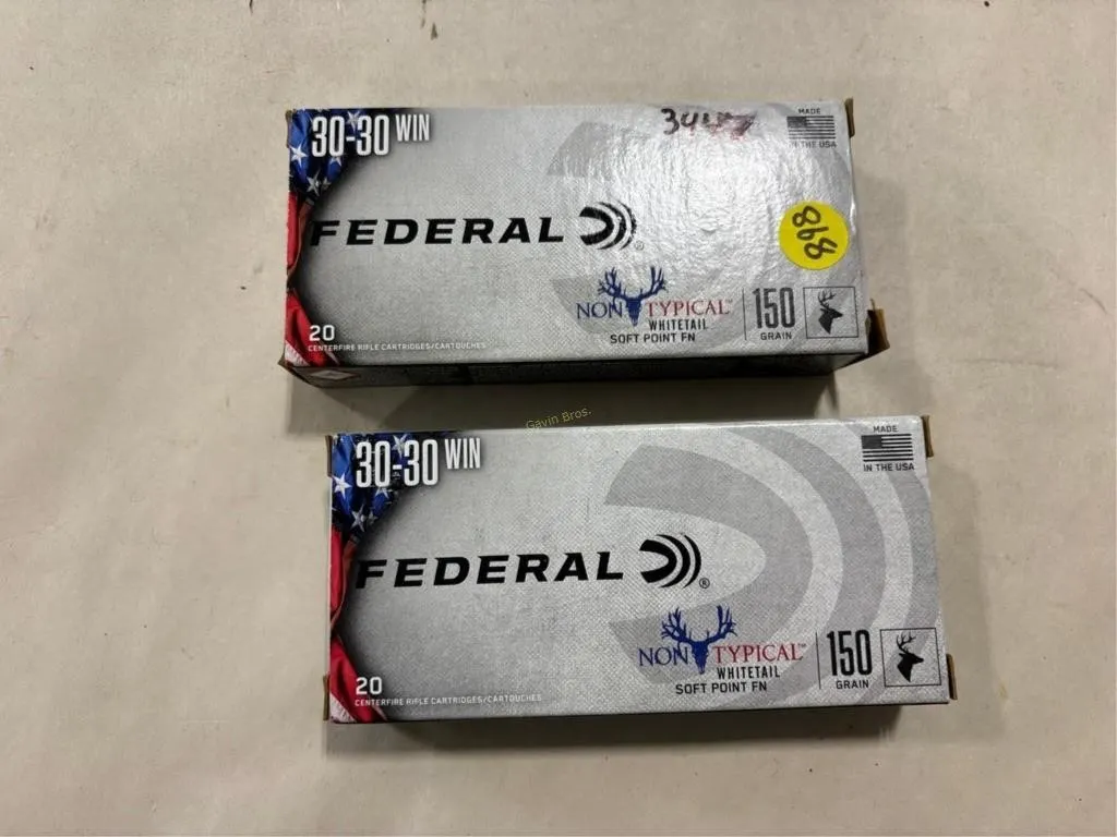 40 Rds Federal 30-30 WIN