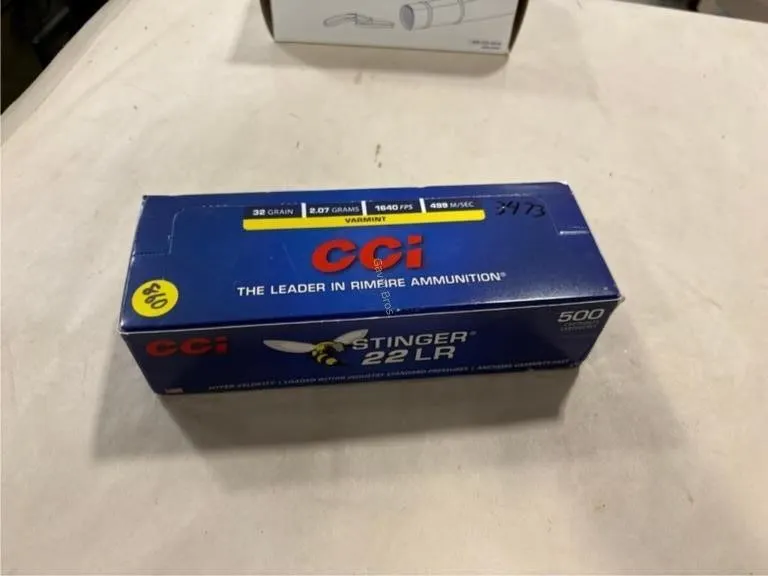 500 Rds CCI 22 LR Stinger