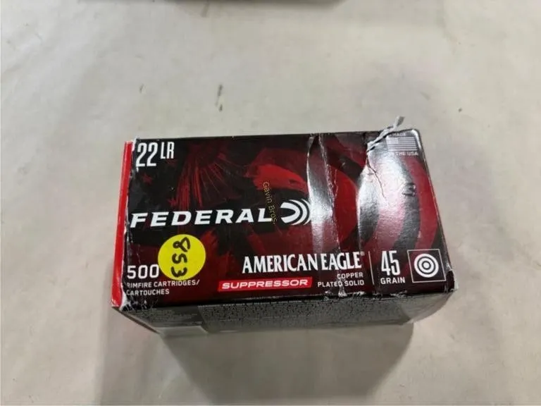 500 Rds Federal Am Eagle 22 LR