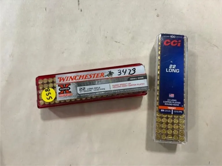 200 Rds 22 LR--100 are CCI, 100 are Winchester