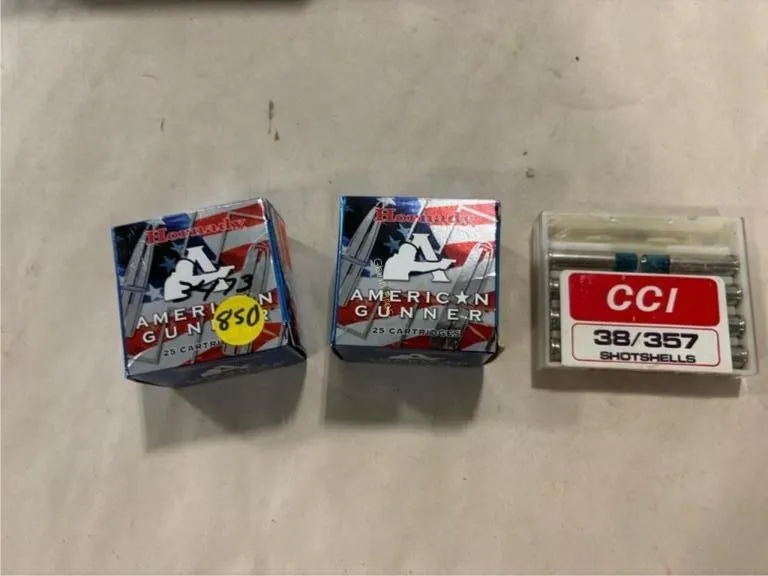 50 Rds Hornady 38 spl; 8 rds 38/357 shotshells