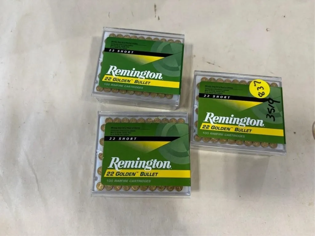 300 Rds Remington Golden 22 short