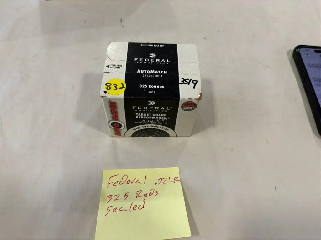 325 Rds Federal 22 LR