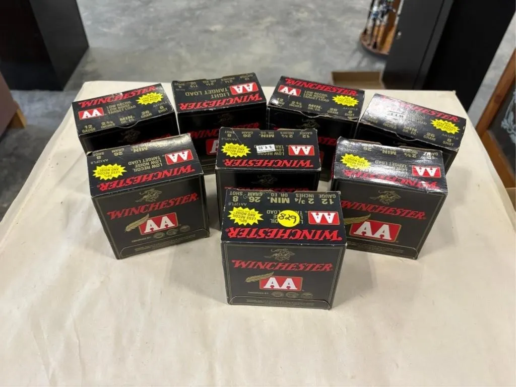 8-Boxes 12 ga 2 3/4" shotgun shells
