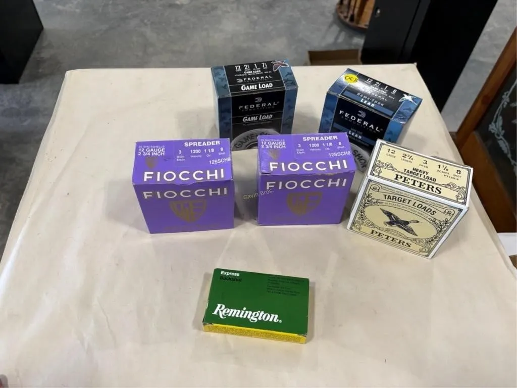5-Boxes 12 ga 2 3/4" shot gun shells