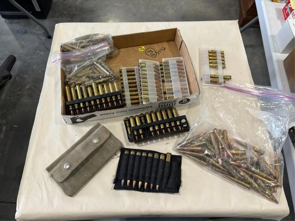 Box of various ammo