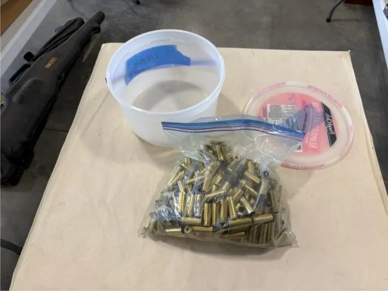 Ice Cream Pail of 44 MAG brass