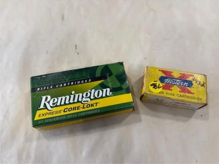 50-Rds 32 S&W; 20-Rds 35 REM