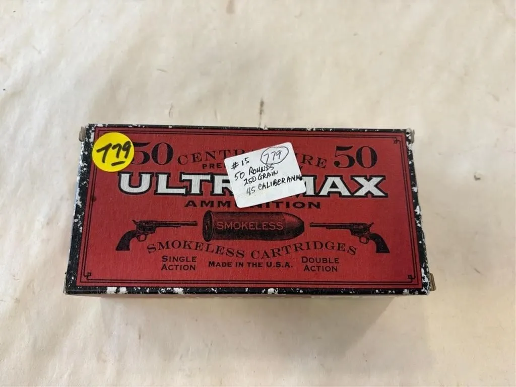 50-Rds Ultramax 45 Colt