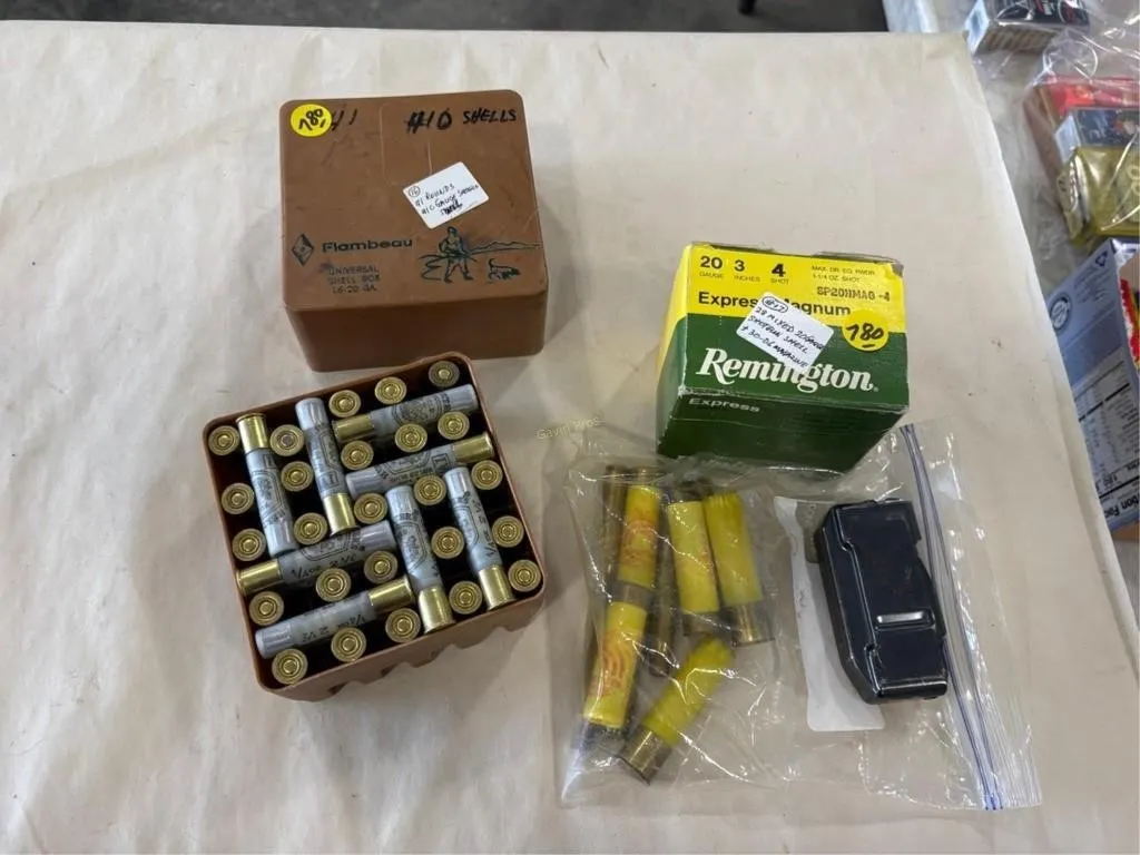41-410ga; 28-20 ga; 30-06 clip