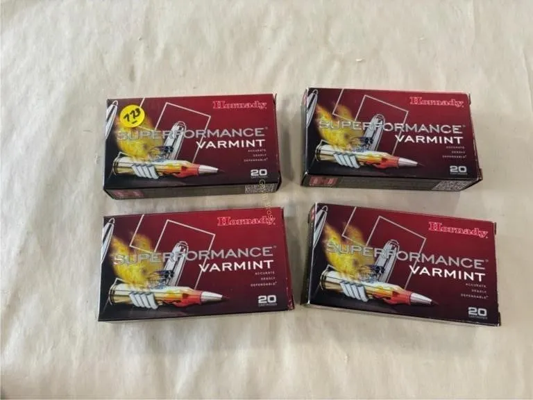 80-Rds Hornady 22-250