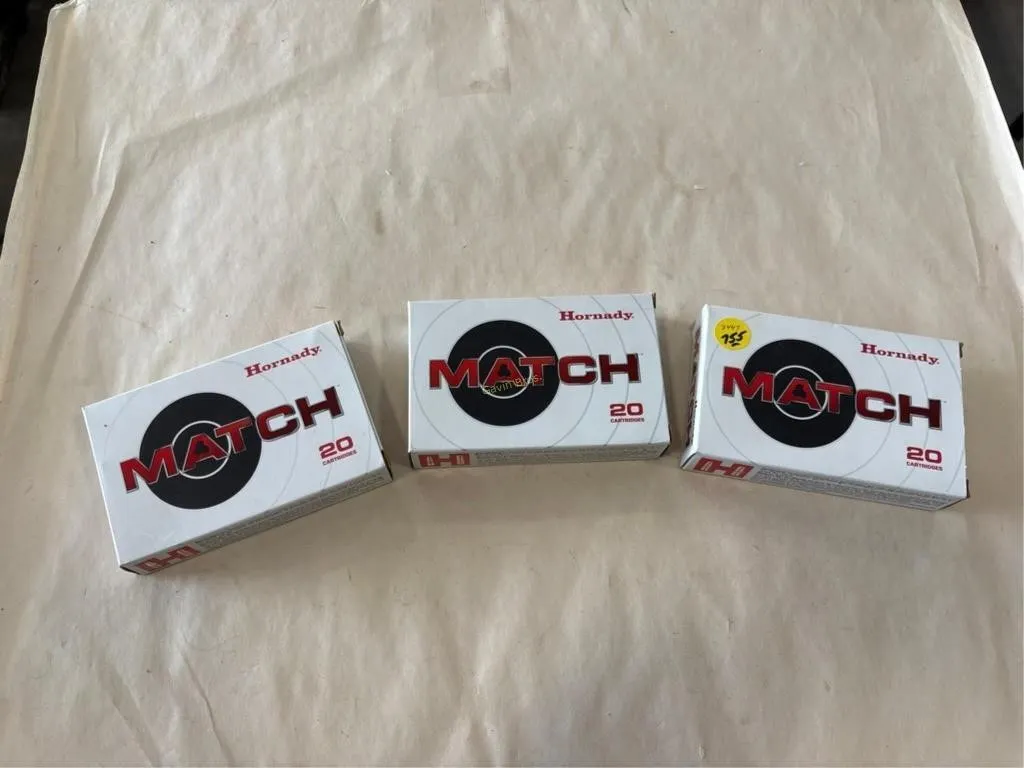60-Rds Hornady Match 30-06-M-1 Garand