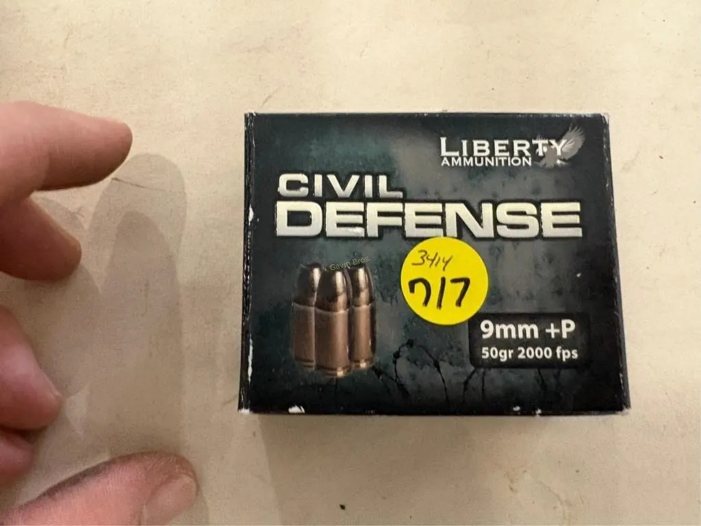 20 rds Liberty 9mm+P ammo