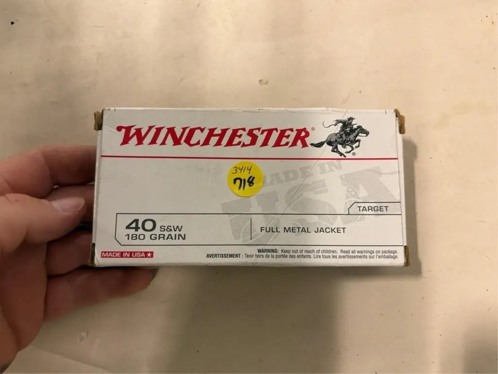 50 rds Winchester 40 S&W