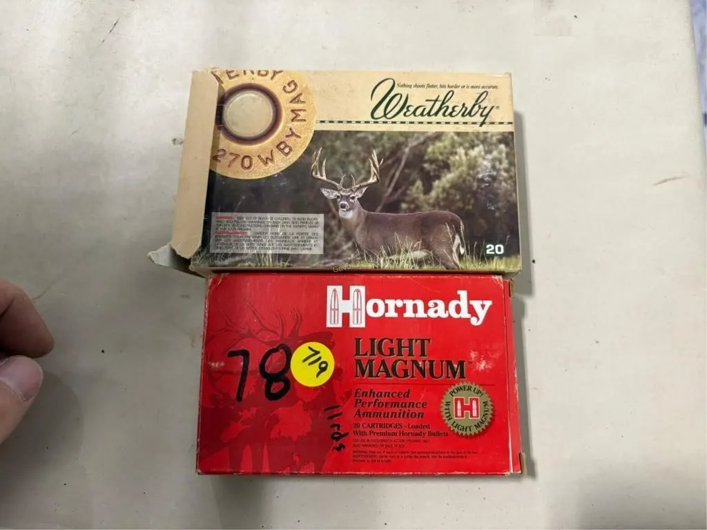 11 rds Hornady 270 WIN & 270 WBY Brass