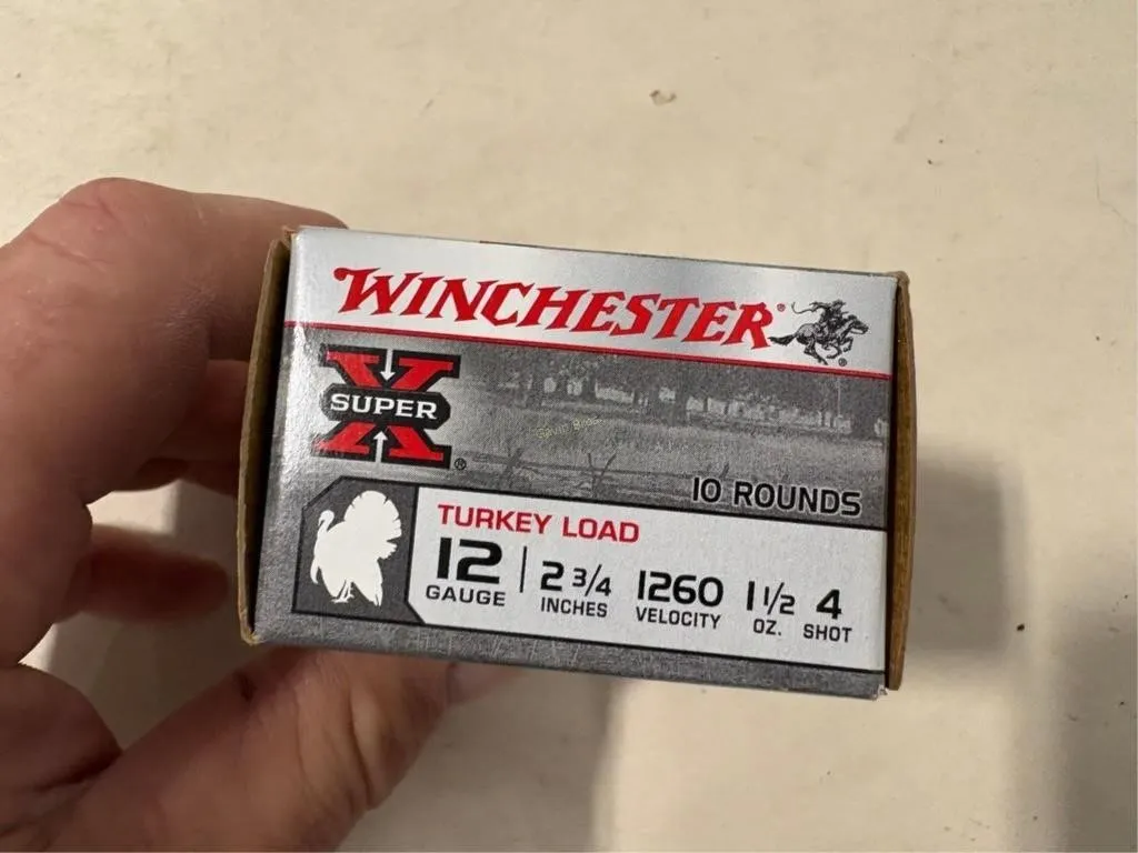 10 rds Winchester 12 ga Turkey loads