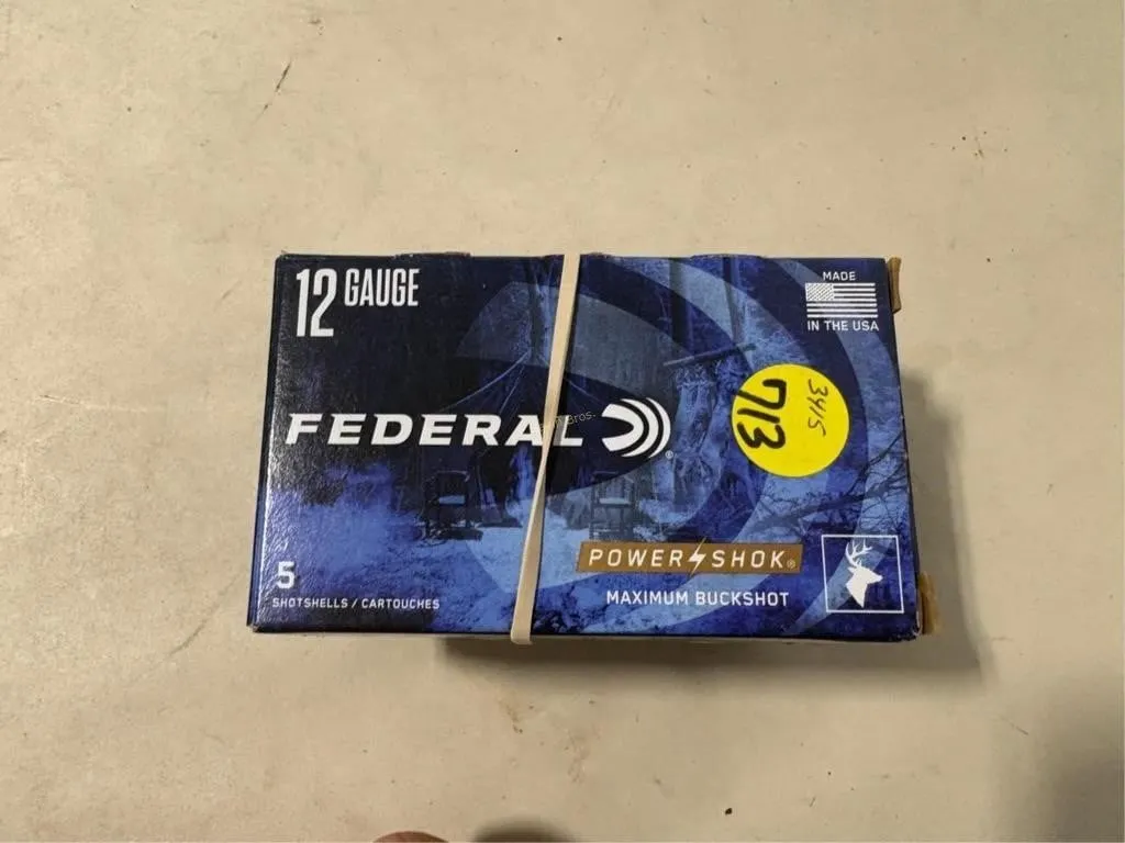 15 rds Federal 12 ga Buckshot