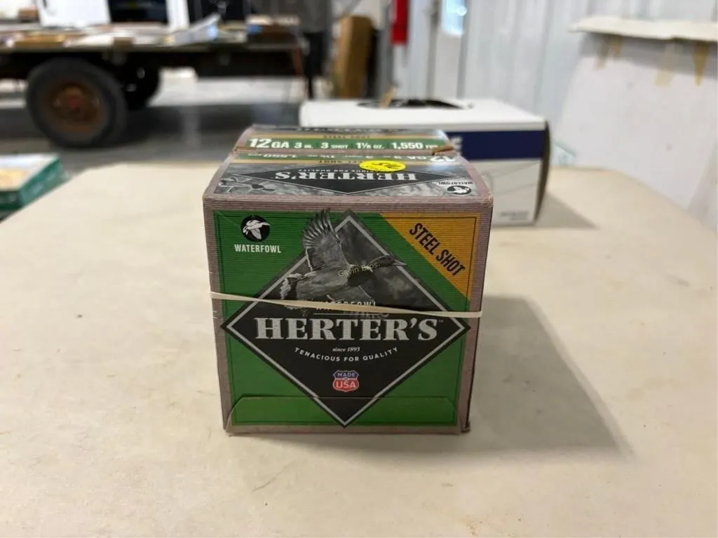 50 rds Herter's 12ga steel shot