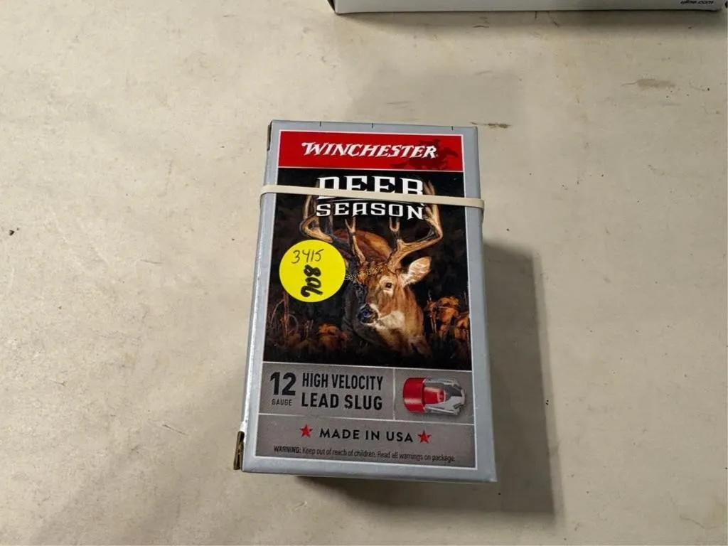 15 rds Winchester 12 ga slugs