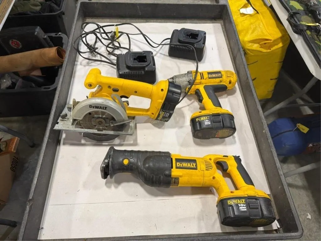 Dewalt Tools. Impact, Sawzall etc