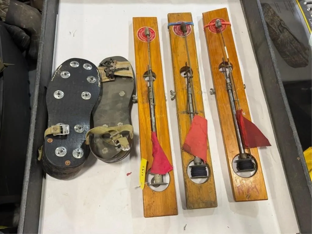 Beaver Dam Tip-ups & Ice Cleats