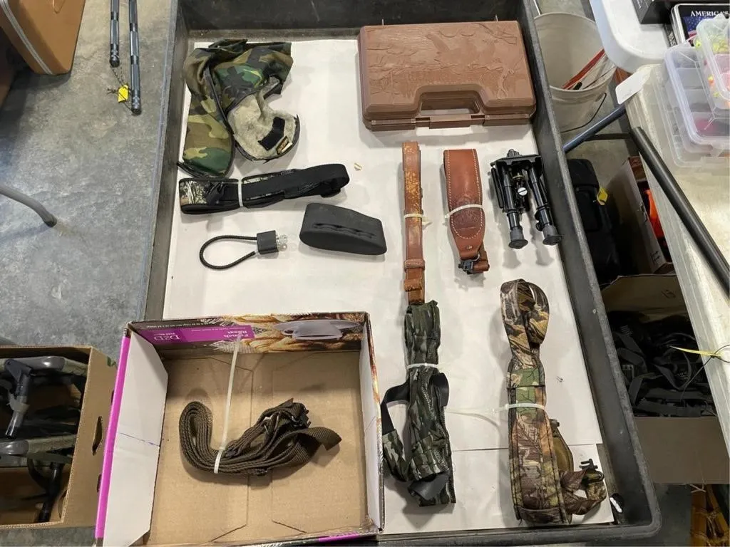 Hard Pistol Case, Bipod, Slings