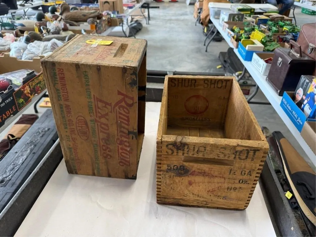Shur Shot & Remington Wood Crates