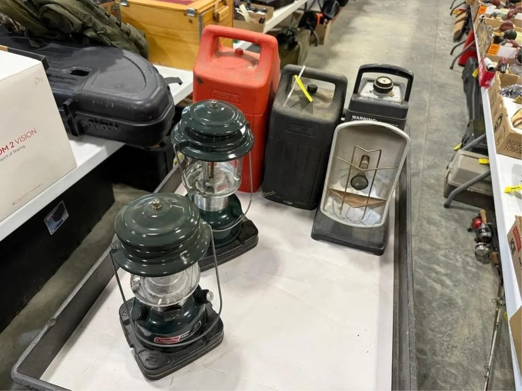 (2) Coleman Lanterns & Coleman Heater