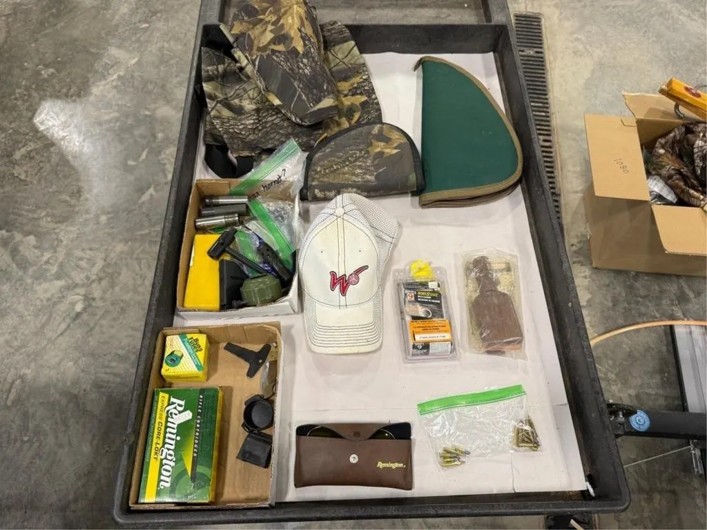 Soft Cases, Chokes, Remington Glasses etc